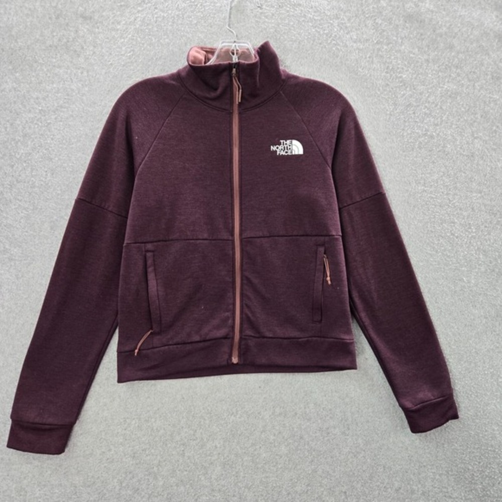The North Face Women Jacket S Purple Active Trail Pockets Full Zip Long Sleeve